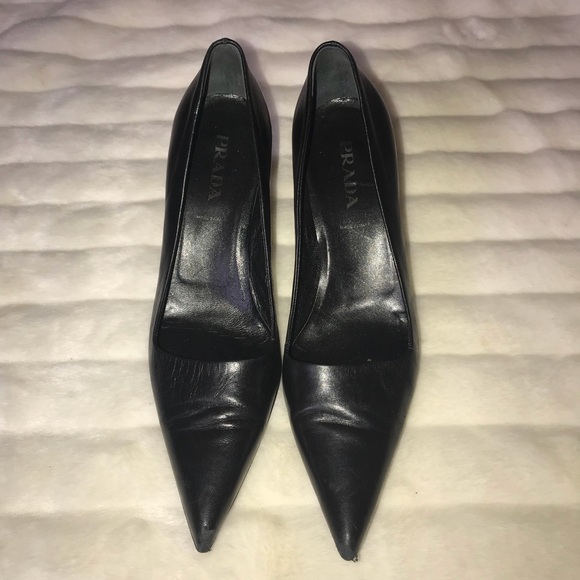 Black Prada Pumps - Picture 1 of 8
